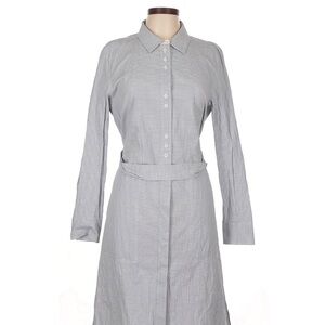 Lafayette 148 New York Long-Sleeve Belted Dress